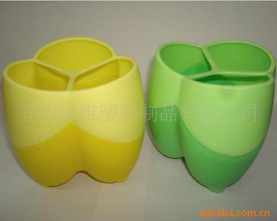 【供應塑料制品廣告促銷QQ筆筒 企鵝筆筒 學生筆筒】價格,廠家,圖片,筆筒,蒼南縣龍港康雅塑料制品廠-